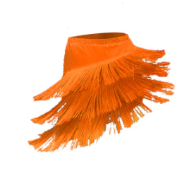 Jupe à franges danse latine 8 coloris au choix