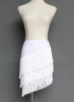 Jupe à franges danse latine 8 coloris au choix