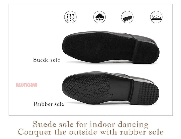 Chaussures danse hommes en cuir PU Tiago semelle au choix