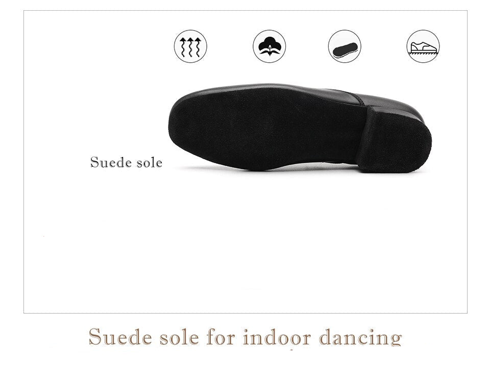 Chaussures danse homme à talons semelle suede Ryan T43