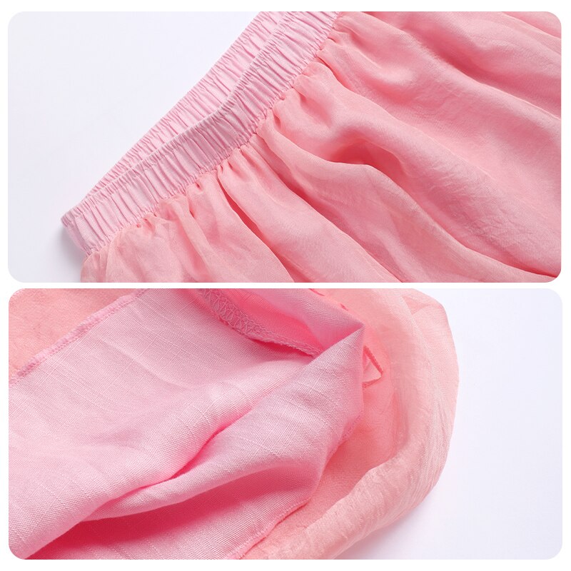 Pantalon danse large en mousseline Wanida