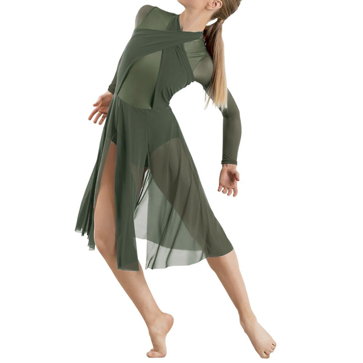 Robe Justaucorps manches longues lyrical Tania