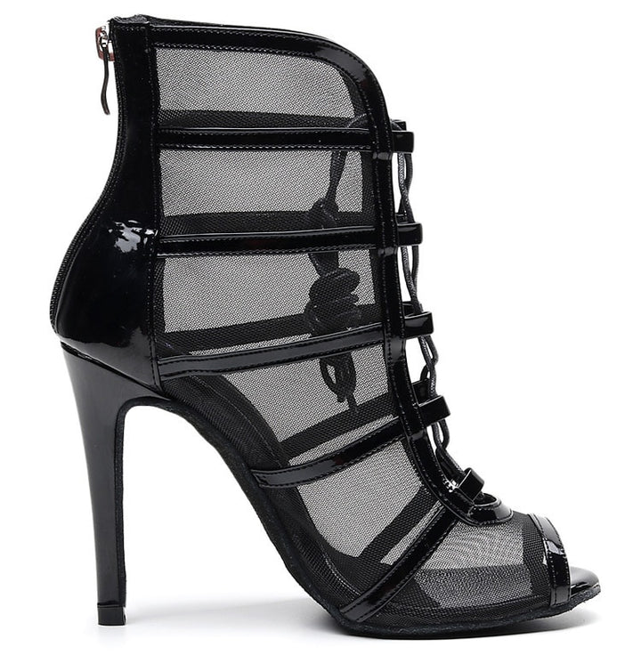 Bottines Ashwini noir semelle pour extérieur Talons de 6 à 10cm