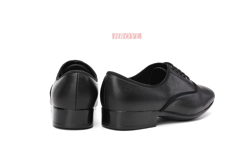 Chaussures danse hommes en cuir PU  coloris noir