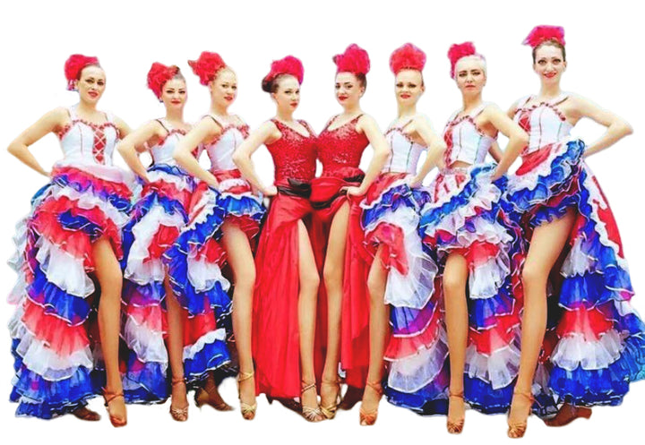 Ensemble Bustier Jupe FRENCH CANCAN sans coiffe