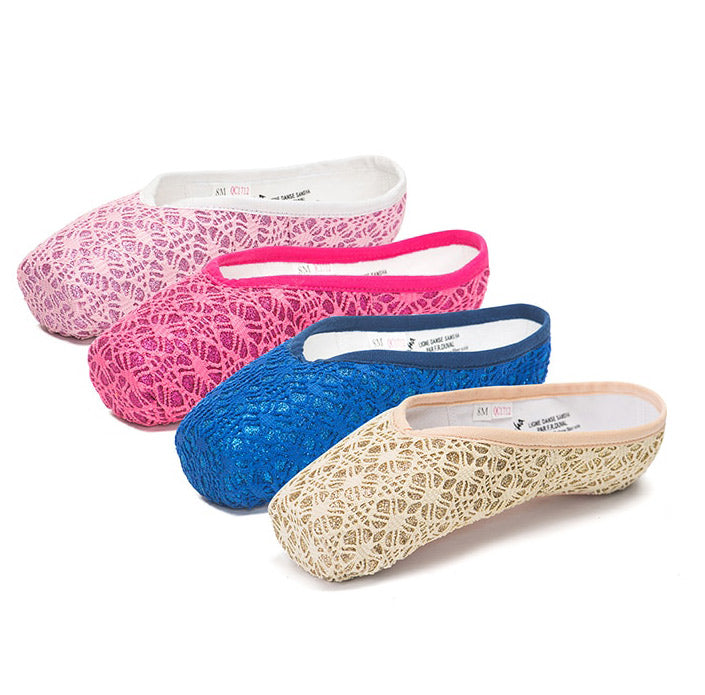 Chaussons Pointes Sansha avec broderies