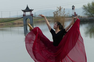 Jupe longue et ample en mousseline de soie transparente - 9 couleurs disponibles pour adulte - Dance Store