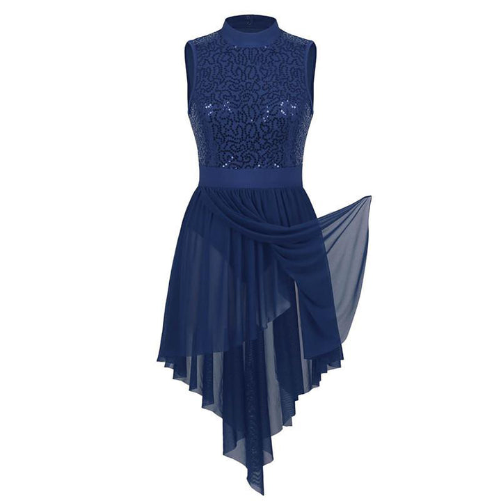 Robe Justaucorps asymétrique dos nu Elin Taille L