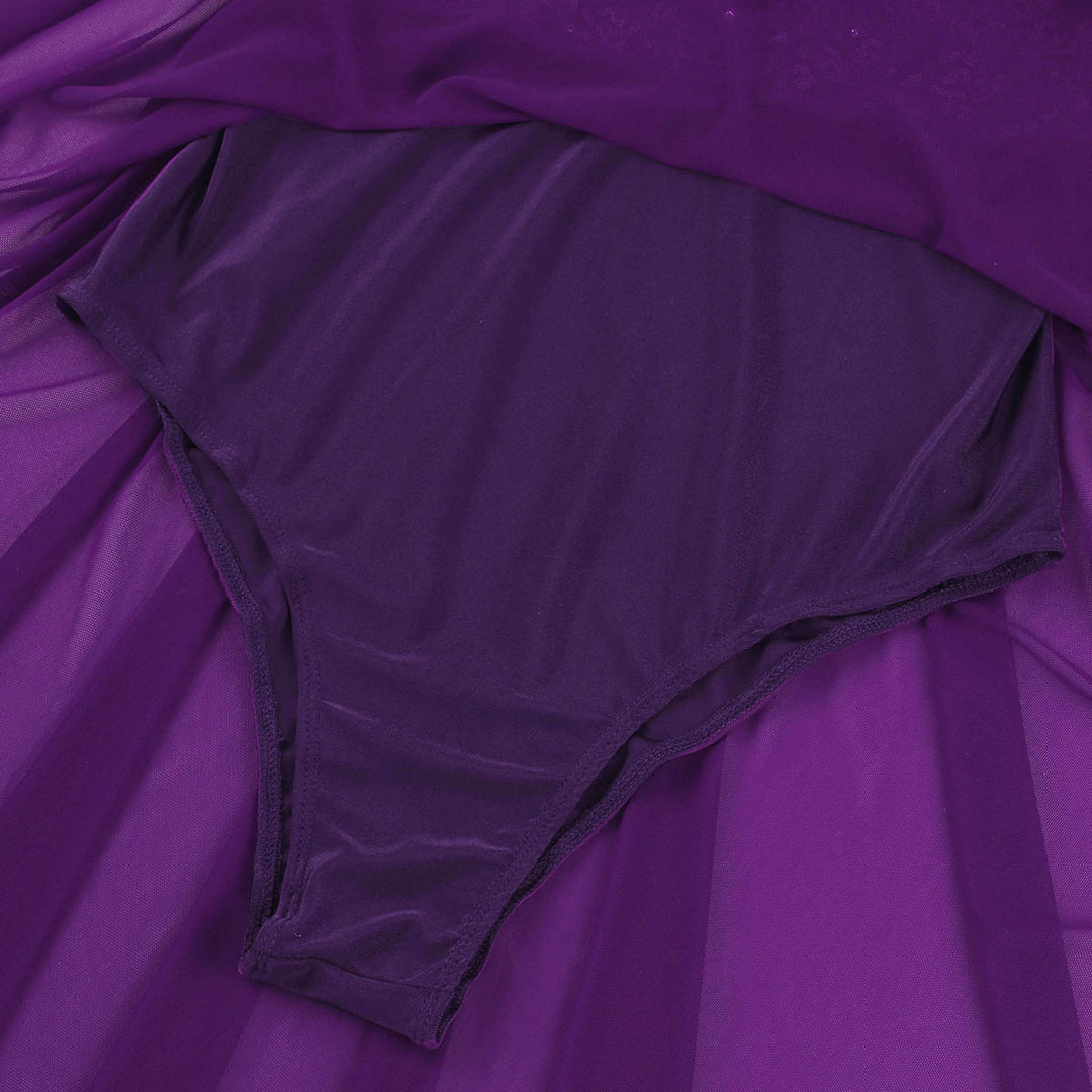 Robe Justaucorps asymétrique dos décolleté Larysa