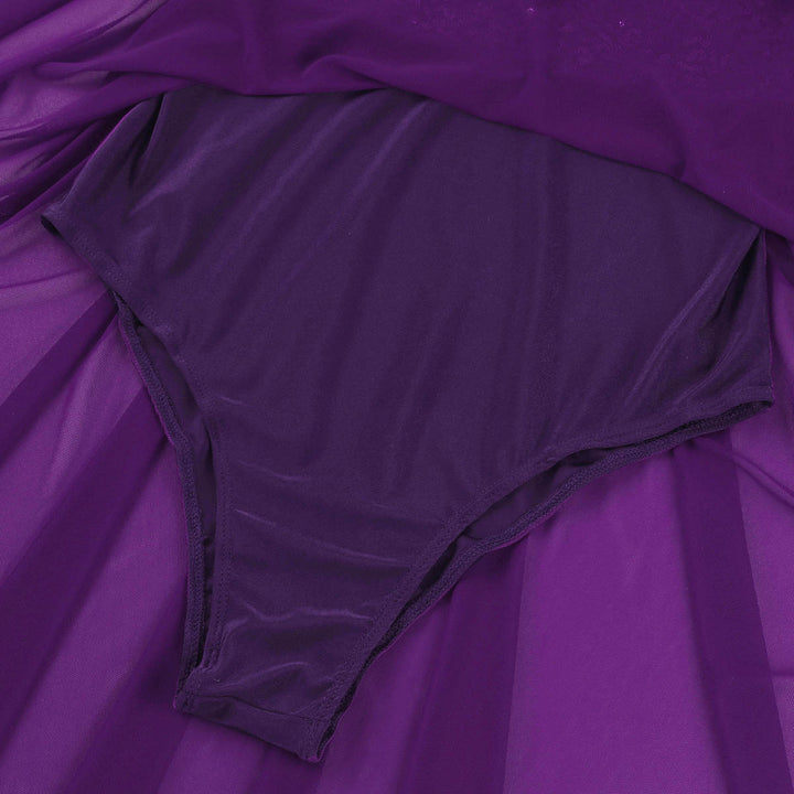 Robe Justaucorps asymétrique dos décolleté Larysa