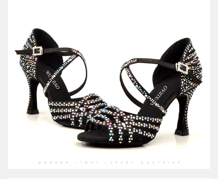 Chaussures de danse strass Hoa Talons 7.5cm T34
