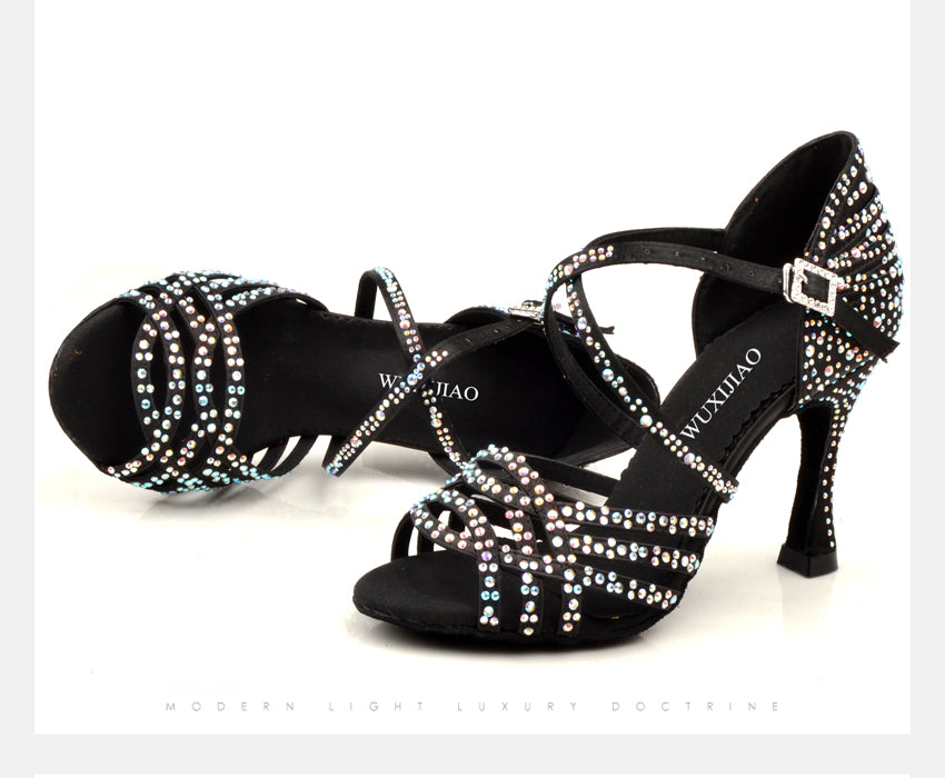 Chaussures de danse strass Hoa Talons 7.5cm T34