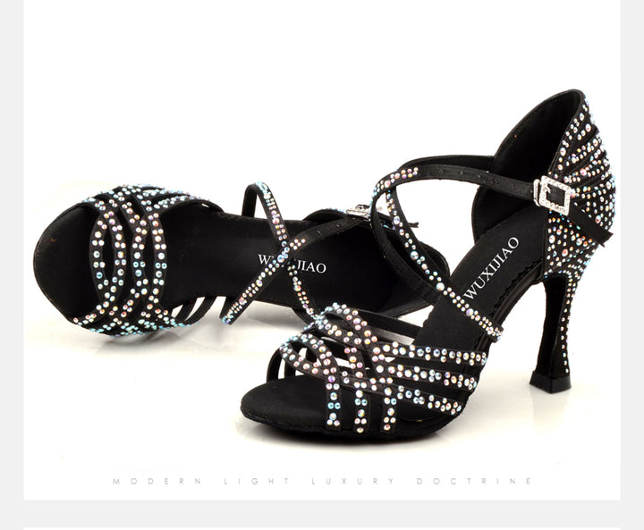 Chaussures de danse strass Hoa Talons 7.5cm T34