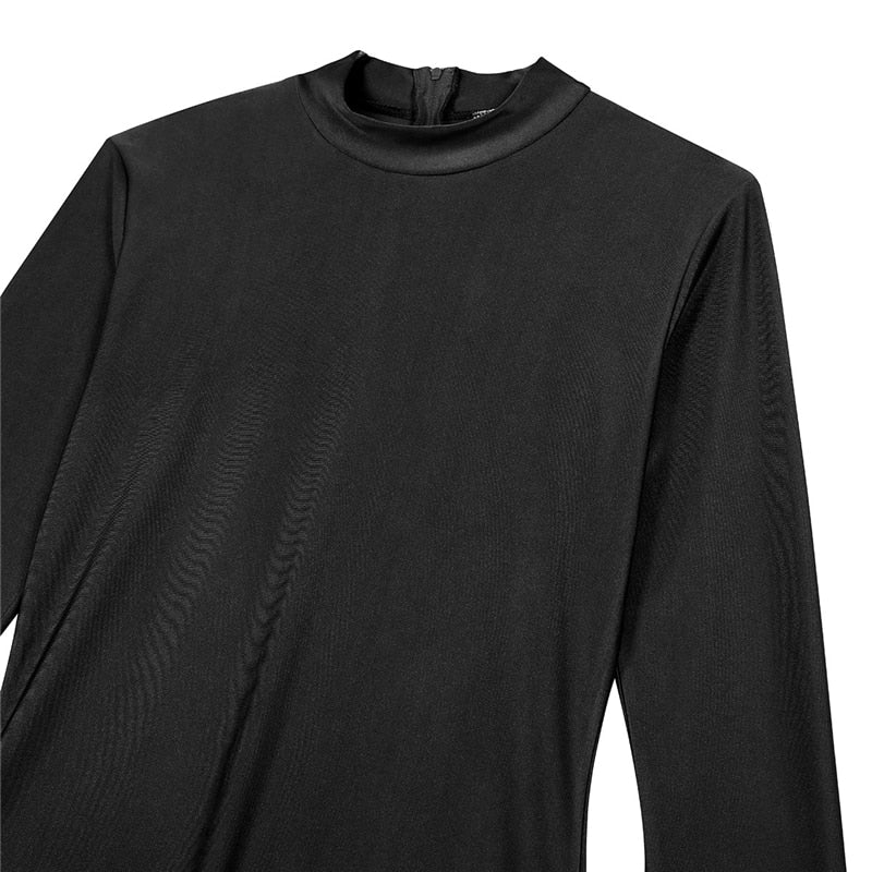 Combinaison Académique sans pieds à manches longues et col haut pour homme 4 coloris au choix - Dance Store