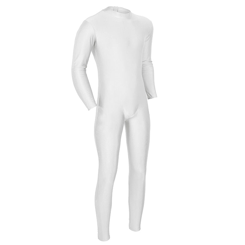 Combinaison Académique sans pieds à manches longues et col haut pour homme 4 coloris au choix - Dance Store