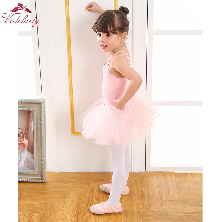 Justaucorps bretelles & jupette strass Hannah