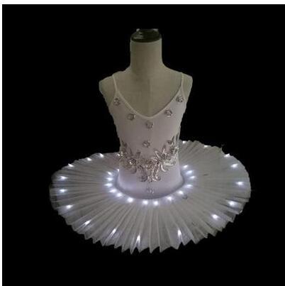Robe Tutu à bretelles avec lumières LED Costume de danse pour enfant 3 coloris au choix - Dance Store