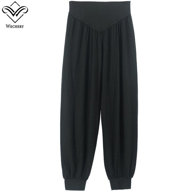 Pantalon noir ample en coton pour adulte - Dance Store