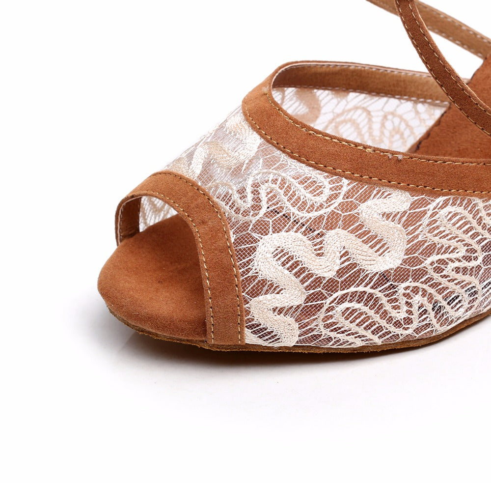 Chaussures de danse pour femme - 2 coloris au choix: noir, beige - Talons personnalisables: hauteurs disponibles: 5-6-7.5-8.5cm - Dance Store