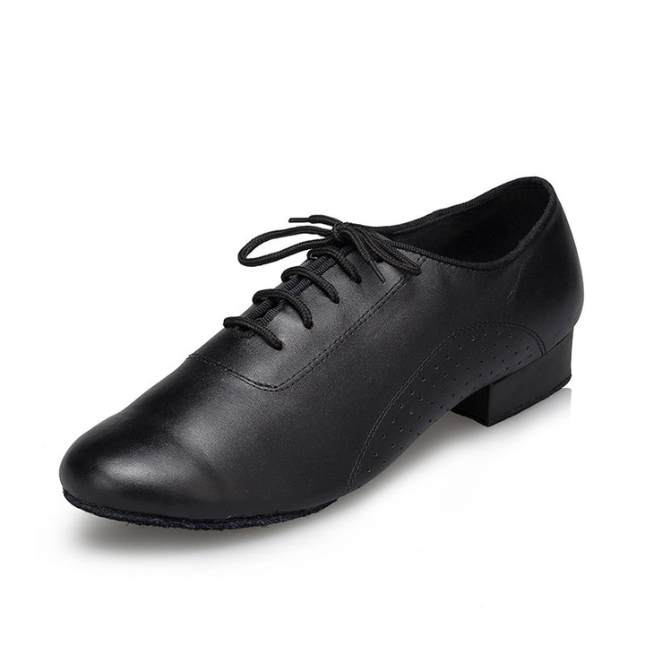 Chaussures de danse cuir homme bi-semelle talon 2.5cm