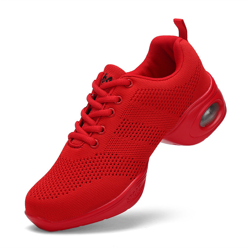 Baskets Sneakers Jazz Hip Hop Fitness pour adulte 3 coloris au choix: rouge, noir, blanc - Dance Store