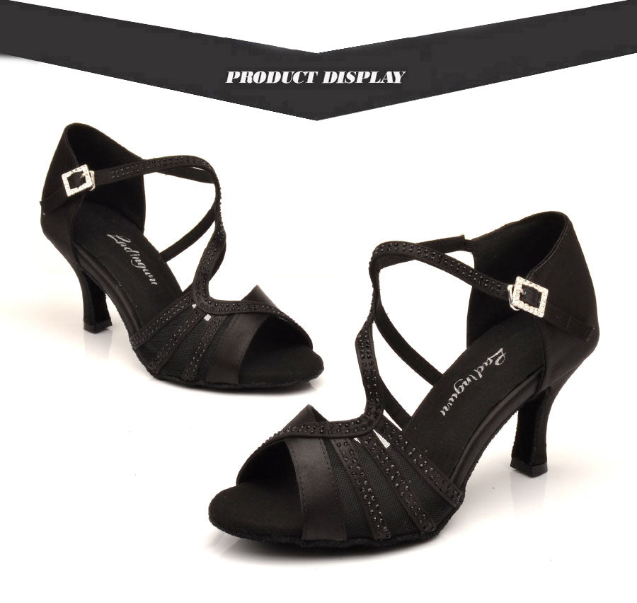 Chaussures de danse strass Esra Talon 9cm T37