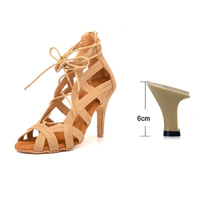 Chaussures de danse pour femme - en daim - 3 coloris au choix: noir, rouge, chair  - Talons personnalisables hauteurs disponibles 10cm 9cm 8.5cm 7.5cm 6cm - Dance Store