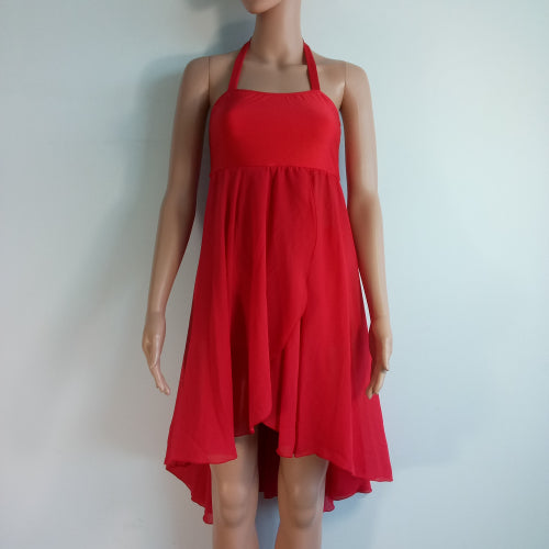 Robe justaucorps sans manches - s'attache dans le dos - en mousseline de soie - pour enfant &  adulte 12 coloris au choix - Dance Store