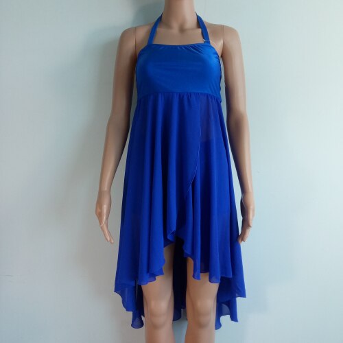 Robe justaucorps sans manches - s'attache dans le dos - en mousseline de soie - pour enfant &  adulte 12 coloris au choix - Dance Store