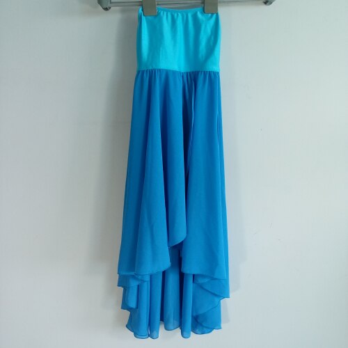 Robe justaucorps sans manches - s'attache dans le dos - en mousseline de soie - pour enfant &  adulte 12 coloris au choix - Dance Store