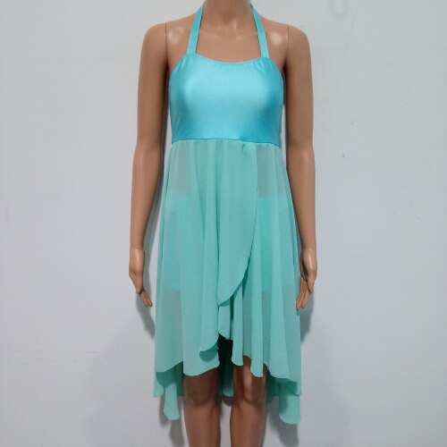 Robe justaucorps sans manches - s'attache dans le dos - en mousseline de soie - pour enfant &  adulte 12 coloris au choix - Dance Store