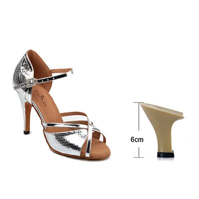 Chaussures de danse Elouane argent Talons de 6 à 10cm