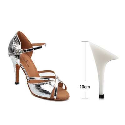 Chaussures de danse Elouane argent Talons de 6 à 10cm