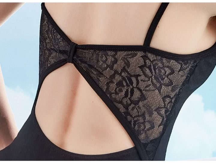 Justaucorps fines bretelles et dos fantaisie Noé