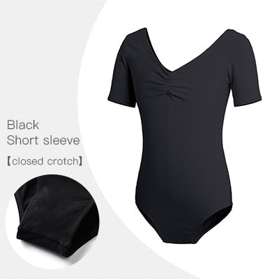 Justaucorps manches courtes col rond Zoya