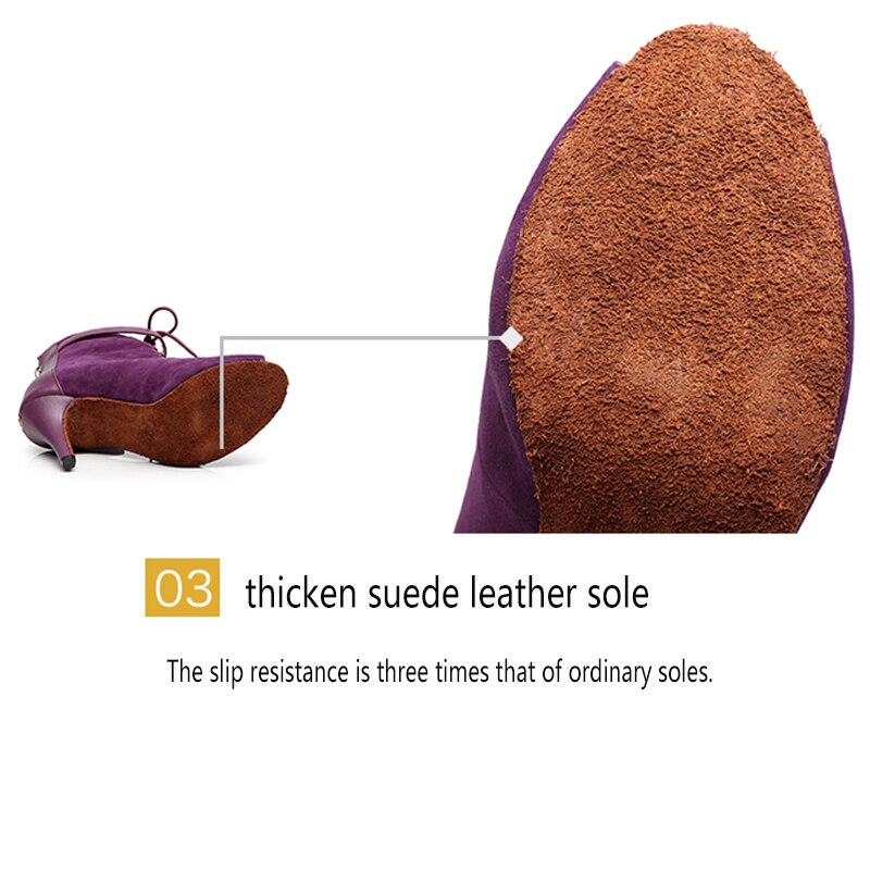 Chaussures bottines coloris noir ou violet -Talons de 7.5 à 10cm