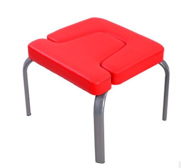 Tabouret d'inversion Yoga 42x43x30cm noir ou rouge