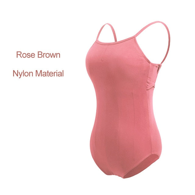 Justaucorps avec fines bretelles croisées au dos Liesl