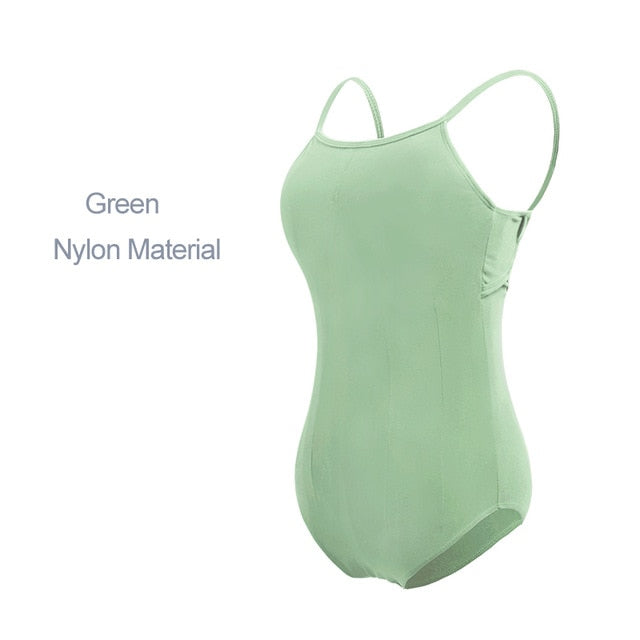 Justaucorps avec fines bretelles croisées au dos Liesl