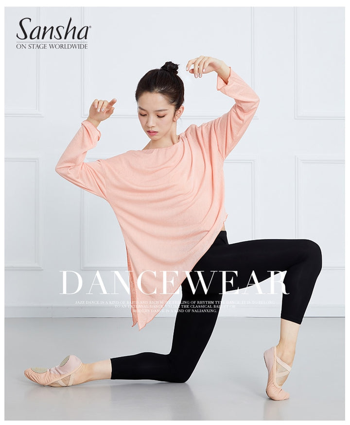 Top manches longues asymetrique Sansha