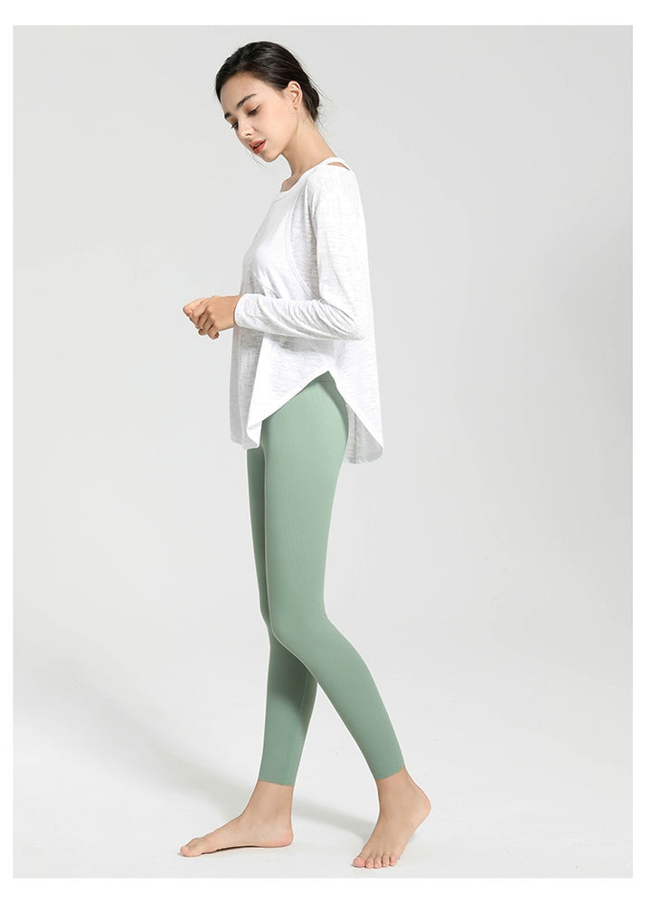 Top manches longues épaules dénudées Shana