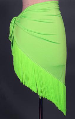 Jupe foulard triangle avec franges 14 coloris au choix