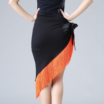 Jupe foulard triangle avec franges 14 coloris au choix