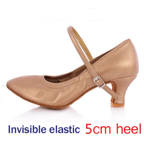 Chaussures de danse pour femme - 4 coloris au choix: noir, argent, champagne, blanc rosé  - Talons personnalisables hauteurs disponibles 5 ou 7cm - Dance Store