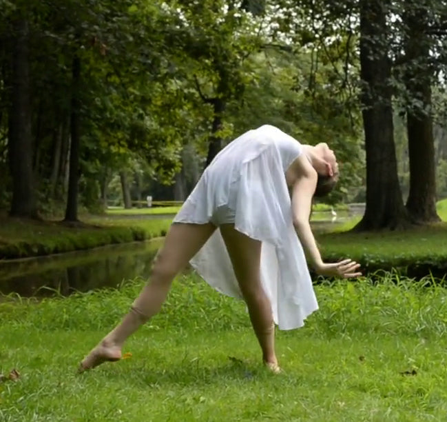 Robe à bretelles en mousseline Dores